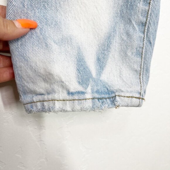 Madewell The Perfect Vintage Jean Light Wash Size 23 Bleached Tie Dye Denim - Picture 7 of 11